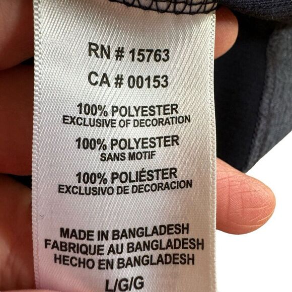 Champion Note Dame Men's 1/4 Zip Pullover Blue Large Athleisure Lightweight - Picture 6 of 10